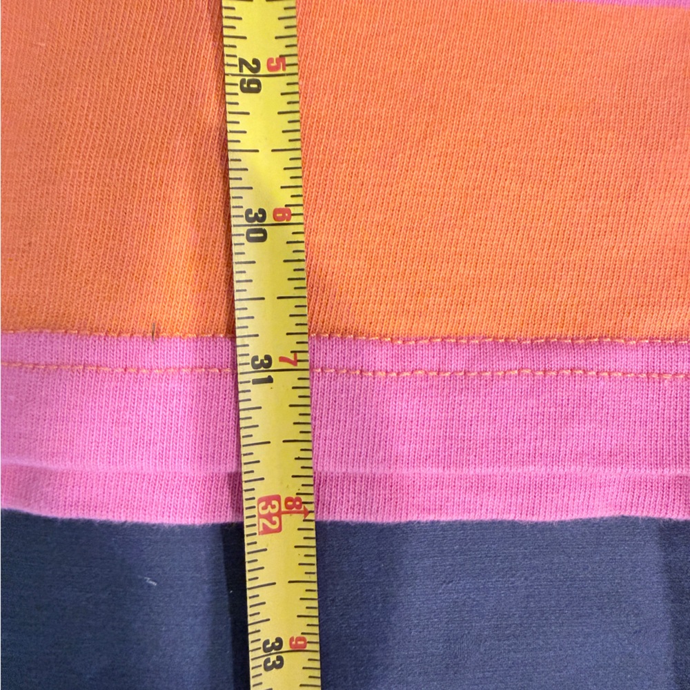 NWT Daily Practice Oversized Striped Pink and Orange Tunic - Picture 12 of 15